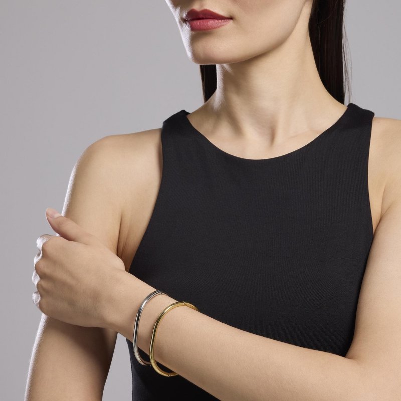 Kidult - Bracciale Rigido Style 21 - Acciaio Dorato