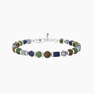 Kidult - Bracciale Uomo - Pietre Multicolor - Energia