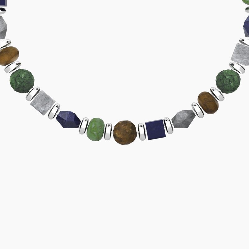 Kidult - Bracciale Uomo - Pietre Multicolor - Energia