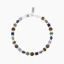 Kidult - Bracciale Uomo - Pietre Multicolor - Energia