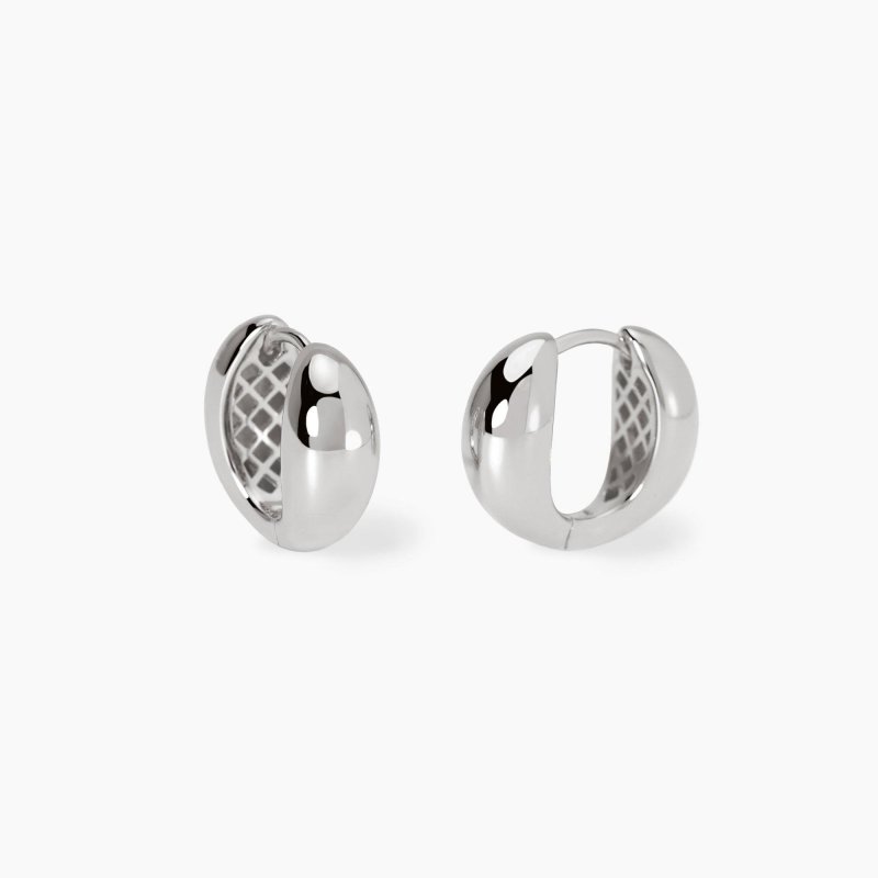 Mabina - Orecchini A Cerchio - Argento Rodiato 925