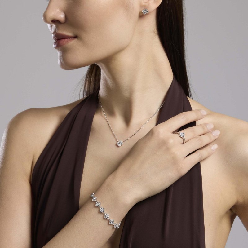 Mabina - Girocollo Jasmine - Zirconi Bianchi - Argento