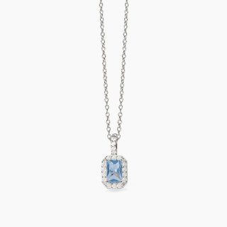 Mabina - Girocollo Zirconi Princess - Argento Rodiato