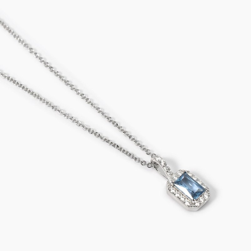 Mabina - Girocollo Zirconi Princess - Argento Rodiato