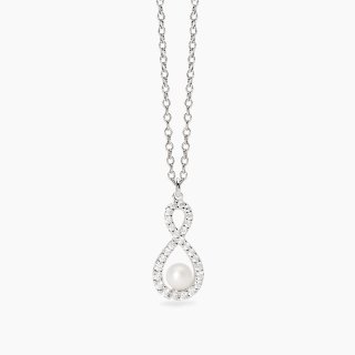 Mabina - Girocollo Con Perla Coltivata - Argento 925