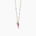 Mabina - Girocollo Multicolor Bambina - Argento 925 - Smalto
