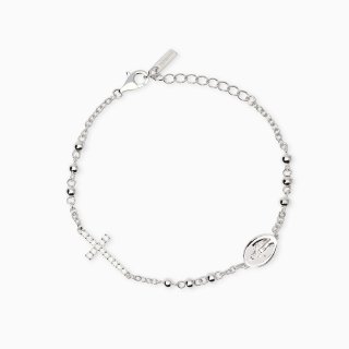 Mabina - Bracciale Rosario - Argento - Zirconi