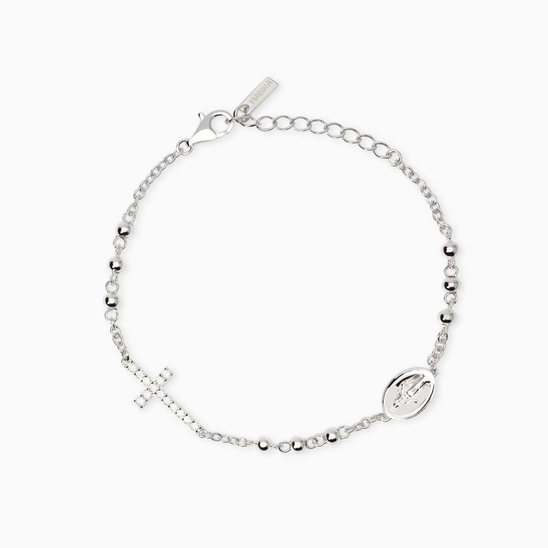 Mabina - Bracciale Rosario - Argento - Zirconi