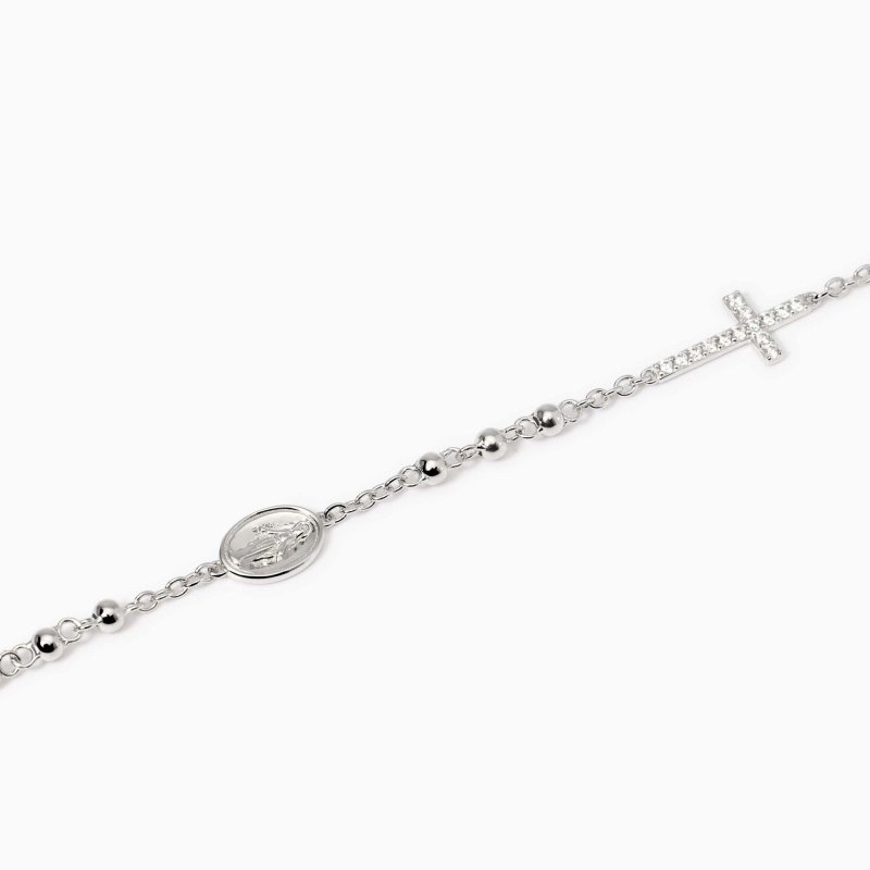 Mabina - Bracciale Rosario - Argento - Zirconi