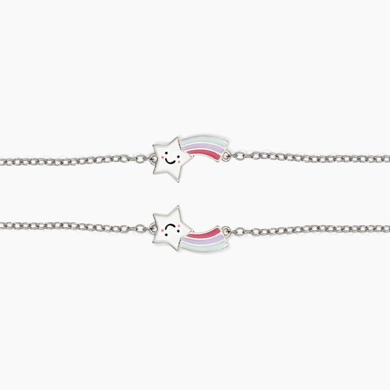 Mabina - Set Bracciali Amicizia - Argento Rodiato