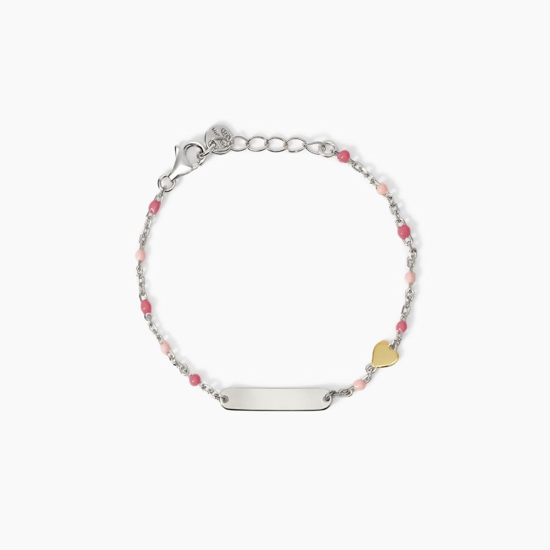 Mabina - Bracciale Incidibile - Oro 9K - Cuore