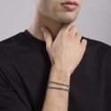Mabina - Bracciale Tennis Uomo - Smeraldi Sintetici - Argento