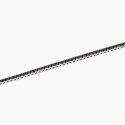 Mabina - Bracciale Tennis Uomo - Zirconi Neri - Argento