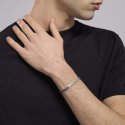Mabina - Bracciale Uomo - Ceramica Blu - Argento Rodiato