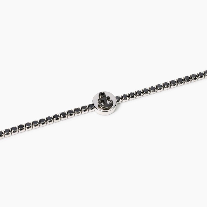 Mabina - Bracciale Tennis Uomo - Argento - Zirconi