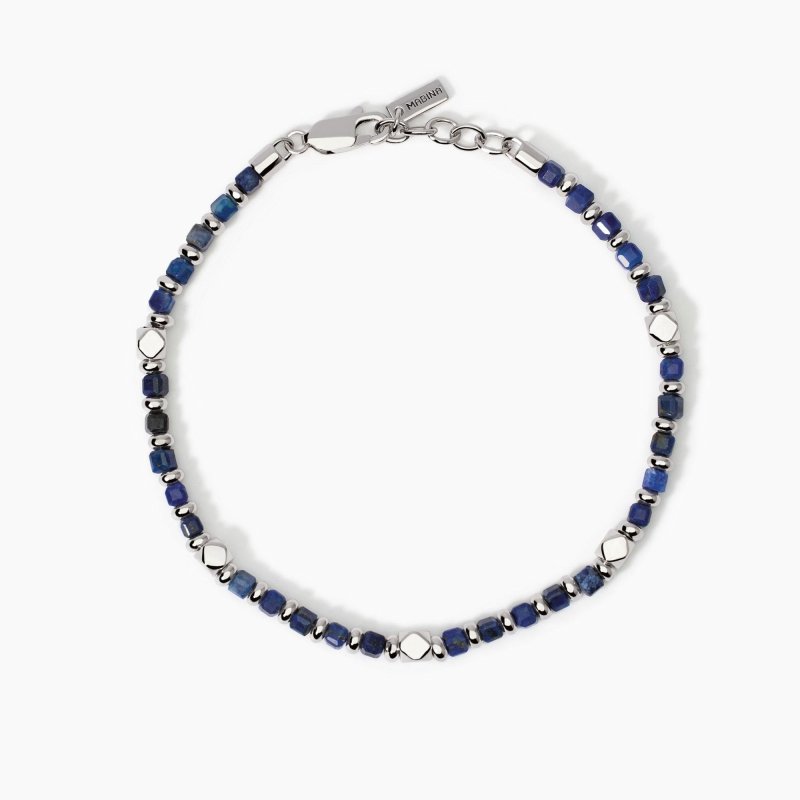 Mabina - Bracciale Uomo - Argento - Sodalite Blu
