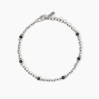 Mabina - Bracciale Uomo - Catena Forzatina - Zirconi