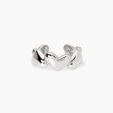 Mabina - Anello Contrarié - Argento 925 - Cuori Regolabili