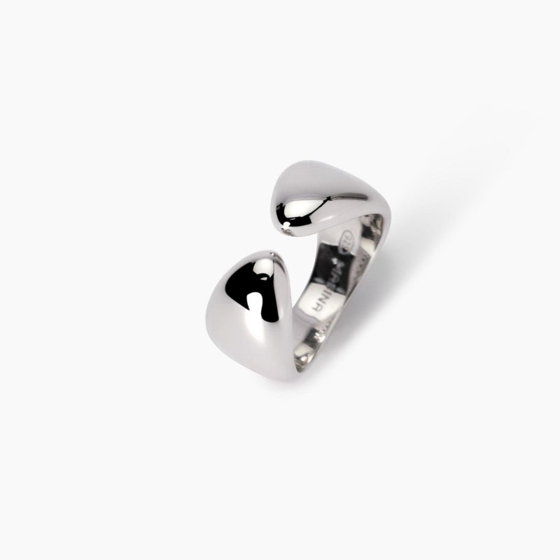 Mabina - Anello Contrarié In Argento - Regolabile