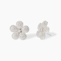 Mabina - Orecchini A Fiore - Zirconi Bianchi - Argento