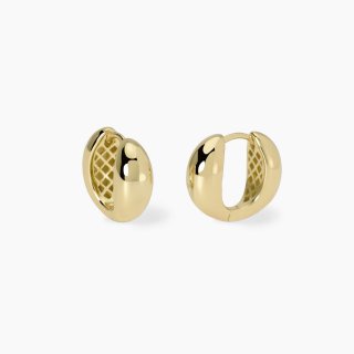 Mabina - Orecchini A Cerchio - Goccia Allungata - Oro 18K