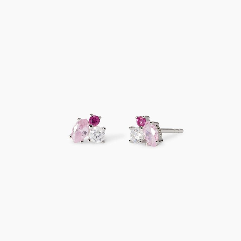 Mabina - Orecchini A Lobo Multicolor - Argento 925