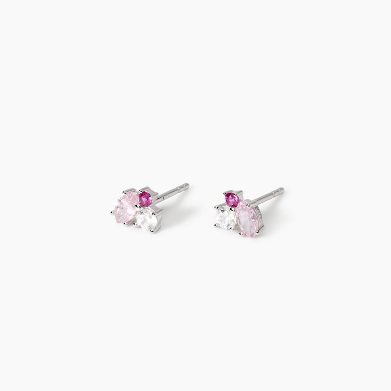 Mabina - Orecchini A Lobo Multicolor - Argento 925