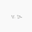 Mabina - Orecchini Croce A Lobo - Argento 925 - Zirconi