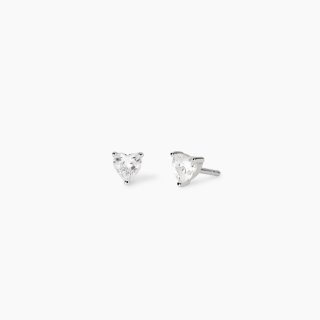 Mabina - Orecchini Croce A Lobo - Argento 925 - Zirconi