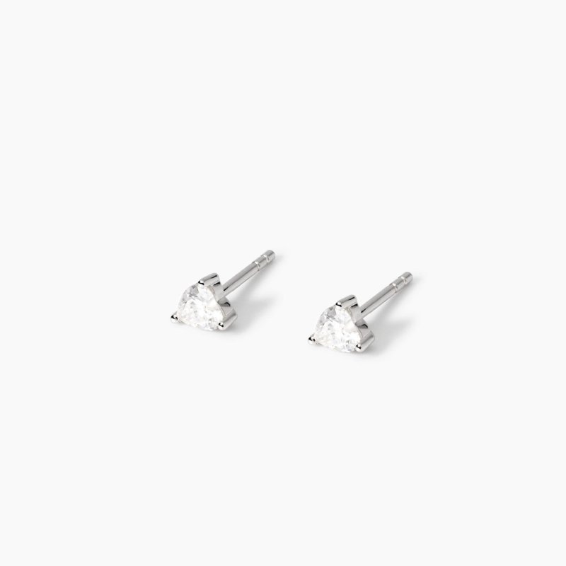 Mabina - Orecchini Croce A Lobo - Argento 925 - Zirconi