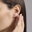 Mabina - Orecchini Croce A Lobo - Argento 925 - Zirconi