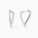 Mabina - Orecchini Lovely - Cuore Zirconi - Argento