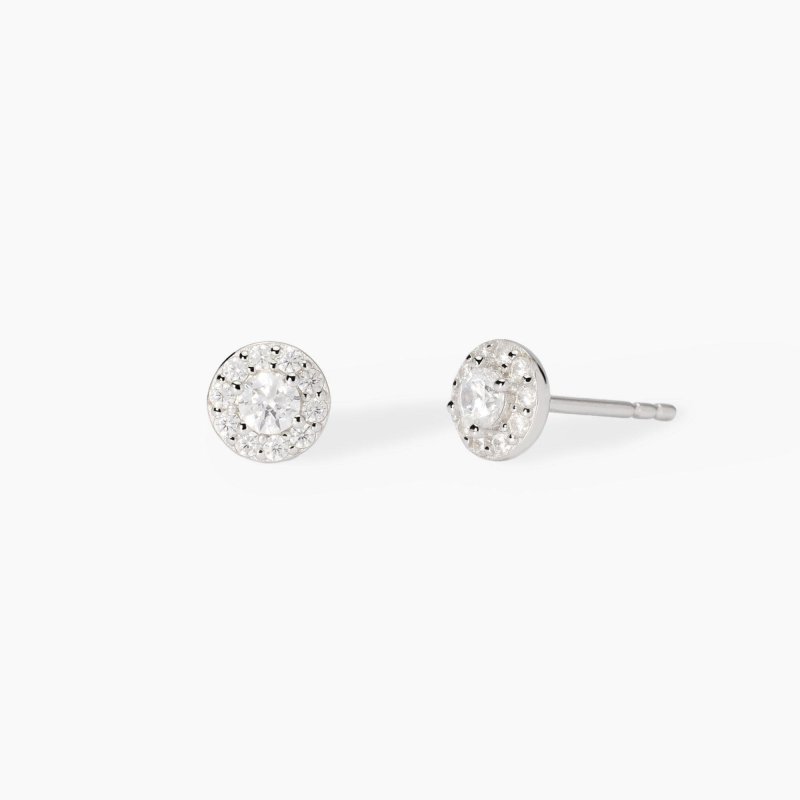 Mabina - Orecchini A Lobo - Argento 925 - Zirconi