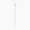 Mabina - Collana Catena A Y - Fiore Jasmine - Argento