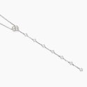 Mabina - Collana Catena A Y - Fiore Jasmine - Argento
