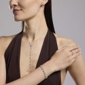 Mabina - Collana Catena A Y - Fiore Jasmine - Argento