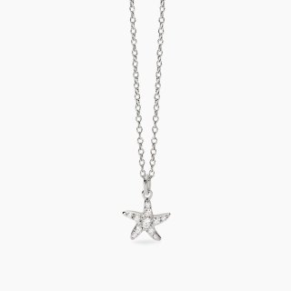 Mabina - Girocollo Stella Marina - Argento - Zirconi