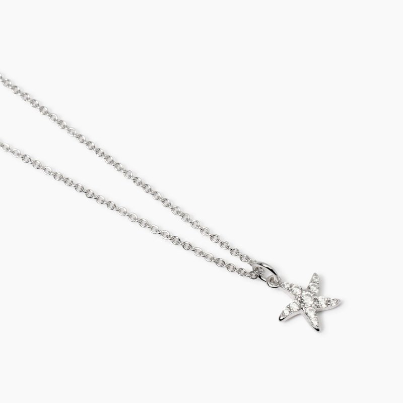 Mabina - Girocollo Stella Marina - Argento - Zirconi
