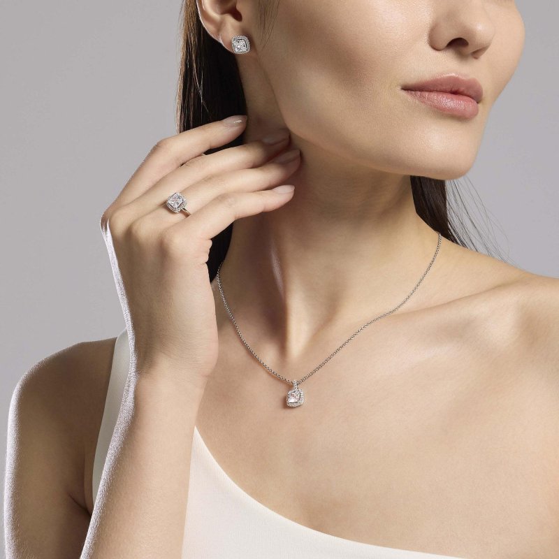 Mabina - Girocollo Con Zirconi - Argento Rodiato 925