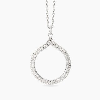 Mabina - Girocollo In Argento - Zirconi Bianchi - Regolabile