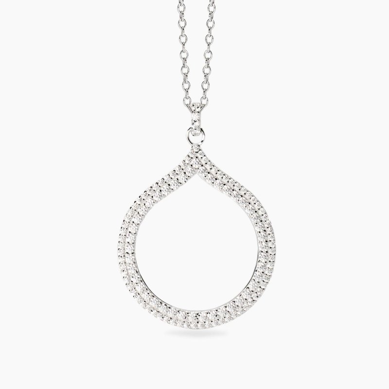 Mabina - Girocollo In Argento - Zirconi Bianchi - Regolabile