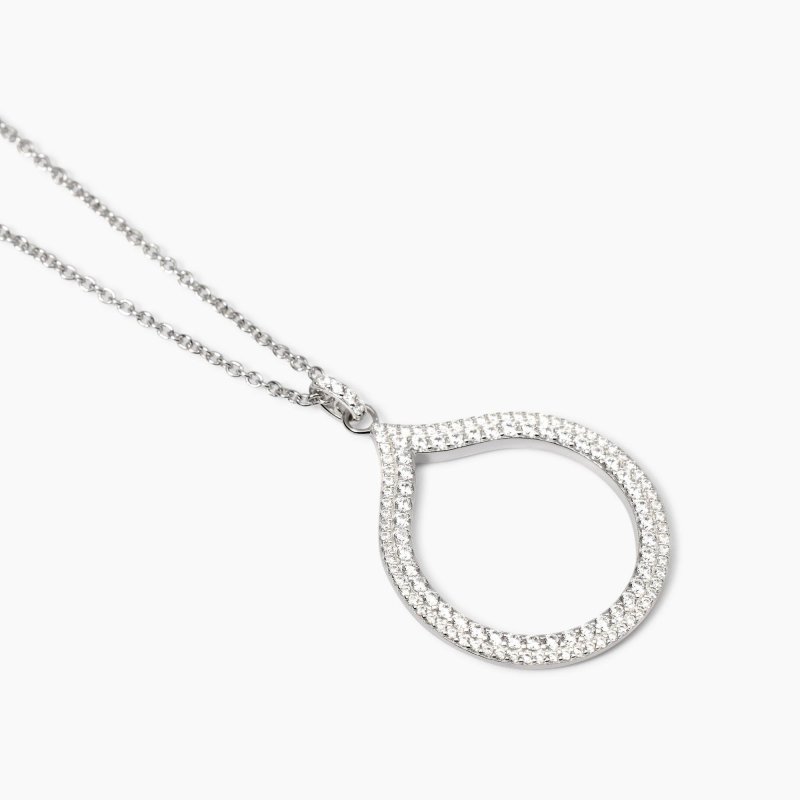 Mabina - Girocollo In Argento - Zirconi Bianchi - Regolabile