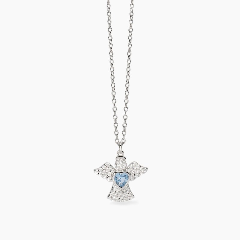 Mabina - Girocollo My Angel - Argento - Zirconi