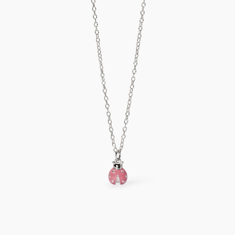 Mabina - Girocollo Coccinella - Argento 925 - Smaltato