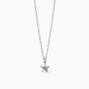 Mabina - Girocollo Stella Multicolor - Argento - Zirconi