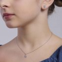 Mabina - Girocollo Stella Multicolor - Argento - Zirconi