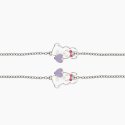 Mabina - Set Bracciali Amicizia - Argento Rodiato