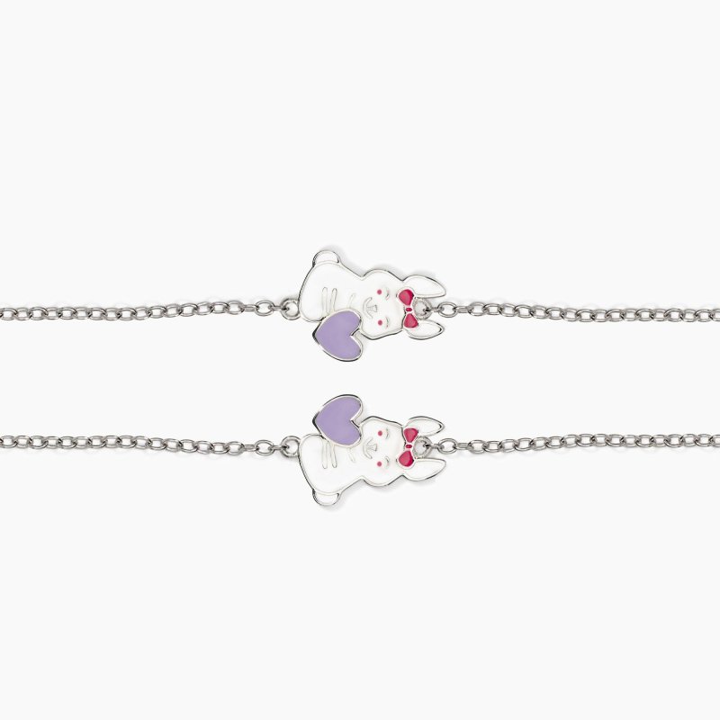 Mabina - Set Bracciali Amicizia - Argento Rodiato
