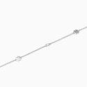 Mabina - Cavigliera Quadrifogli - Argento 925 - Zirconi