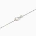 Mabina - Bracciale Infinito - Argento - Perla Coltivata
